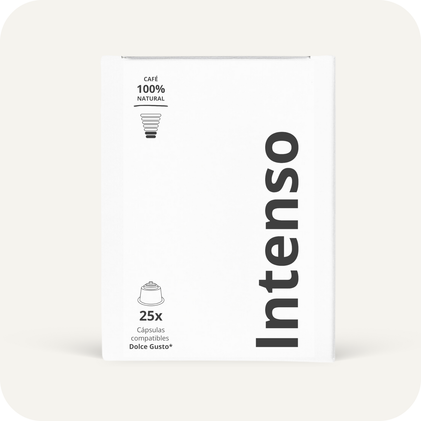 Intenso - 25 cápsulas compatibles Dolce Gusto*