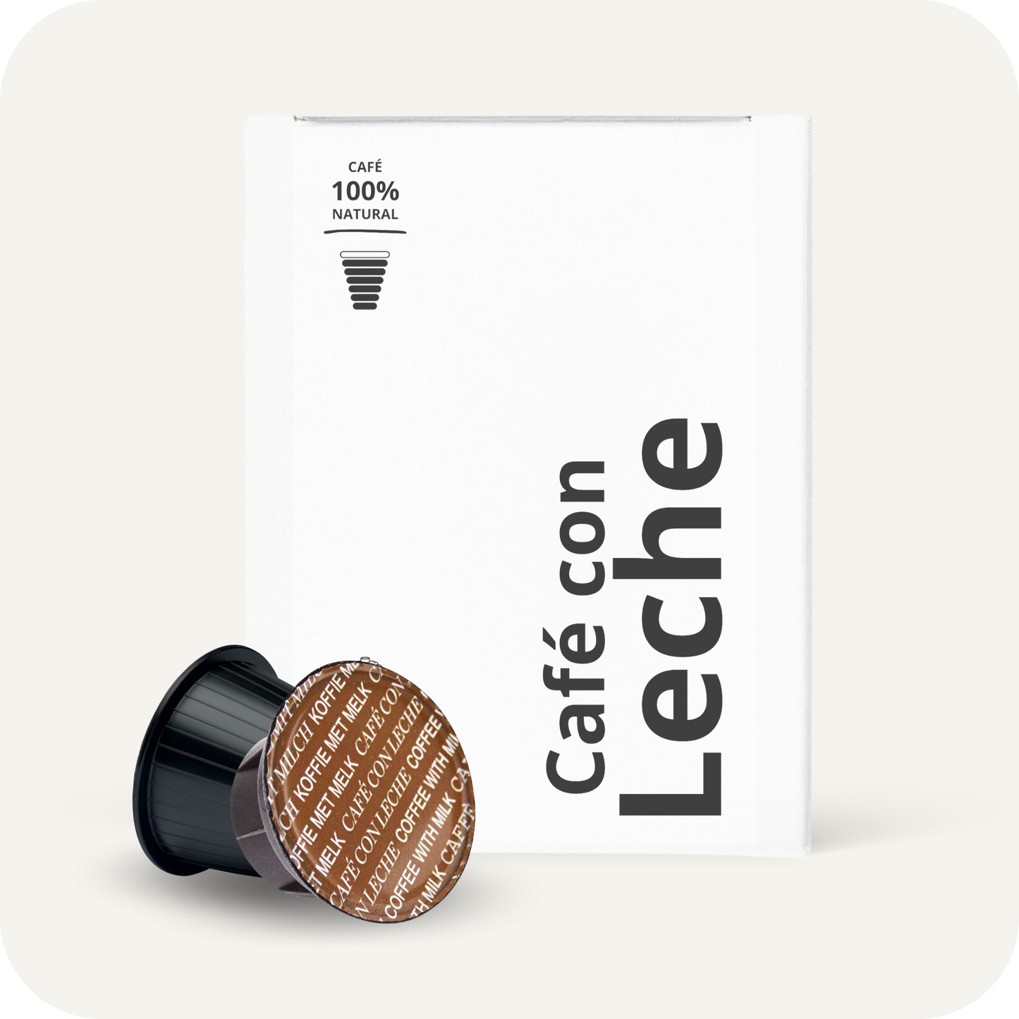 Café con Leche - 25 cápsulas compatibles Dolce Gusto*