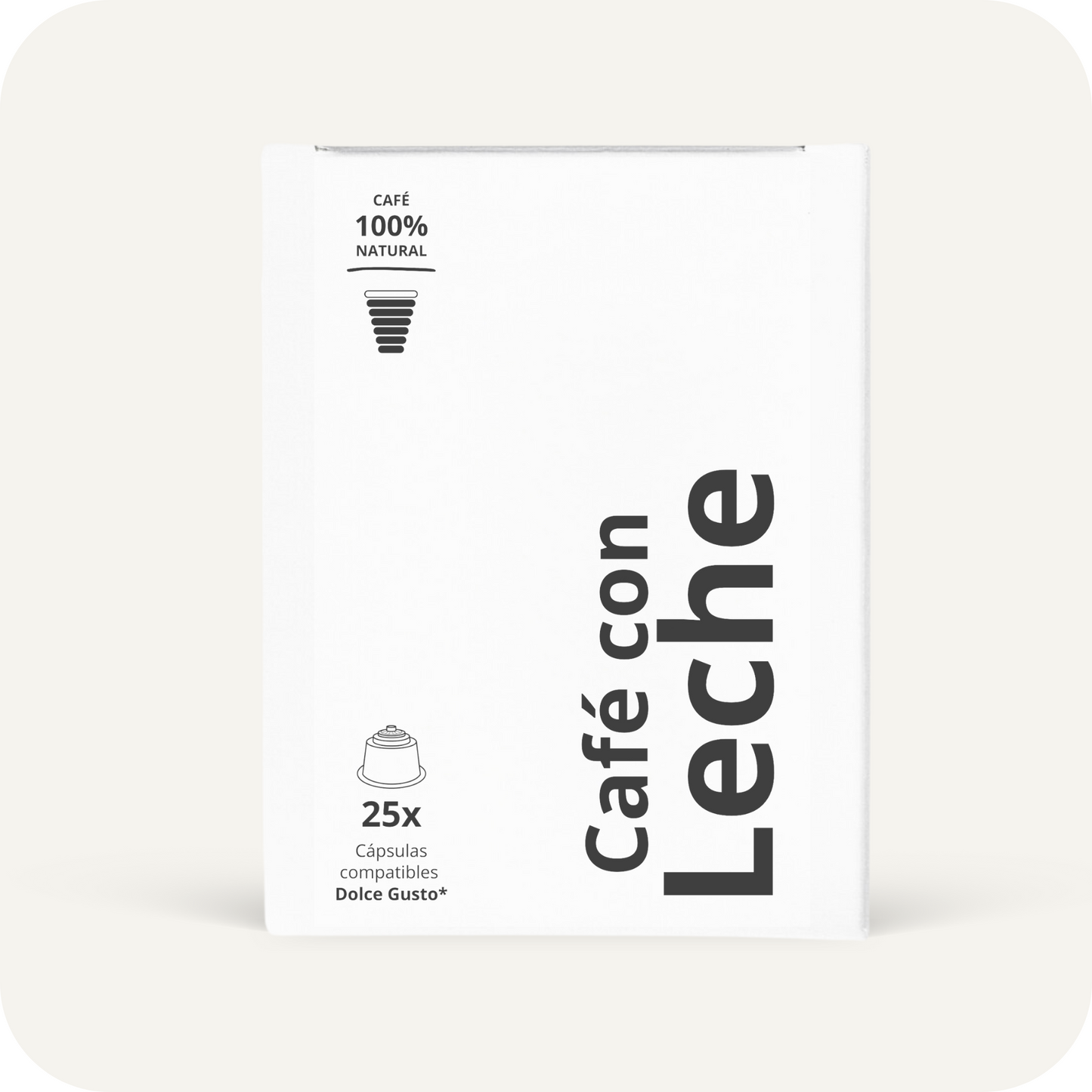 Café con Leche - 25 cápsulas compatibles Dolce Gusto*
