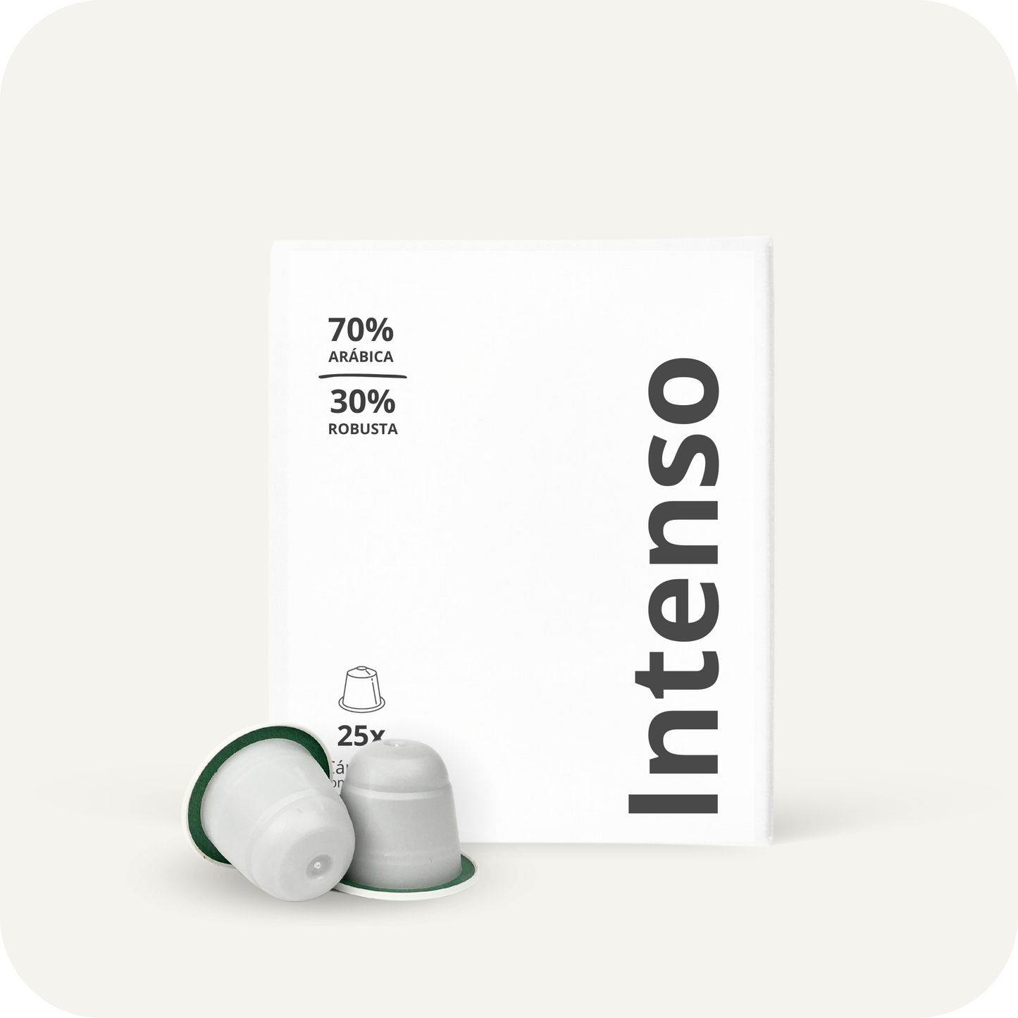 Intenso - 25 cápsulas compatibles Nespresso*