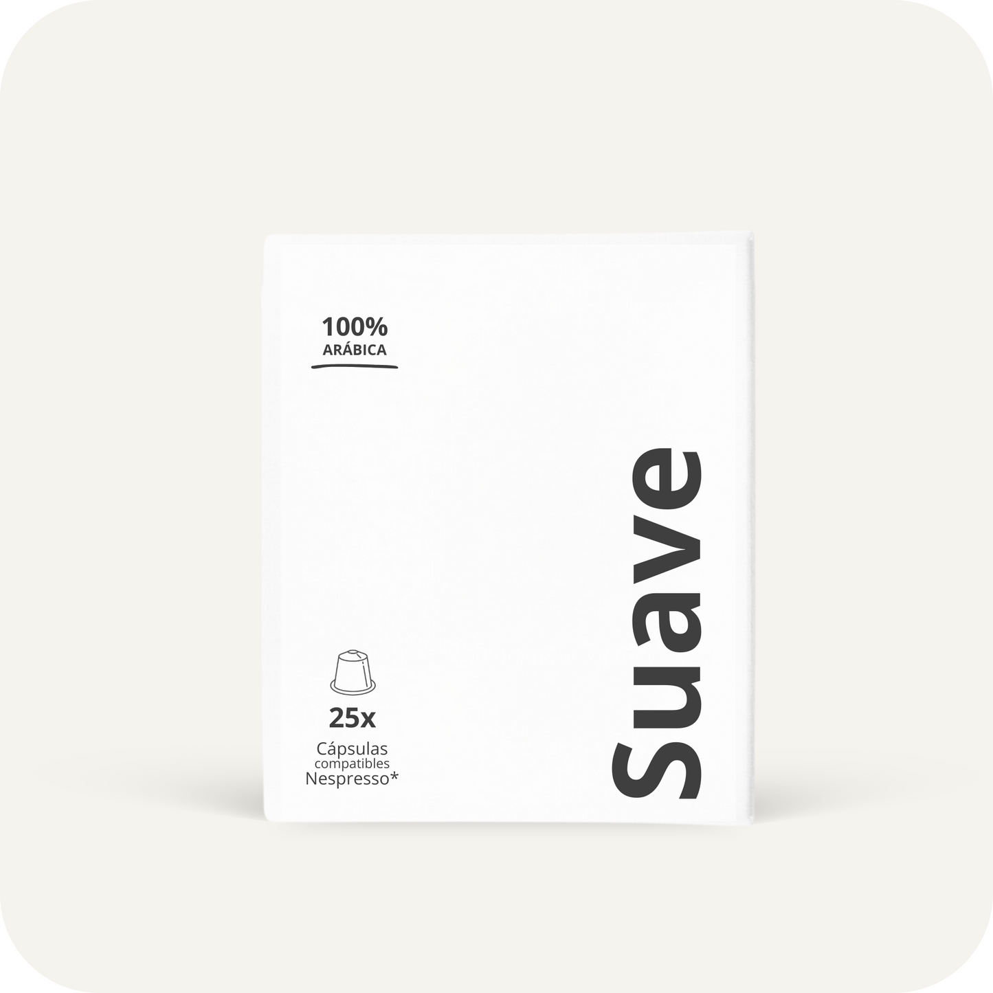 Suave - 25 cápsulas compatibles Nespresso*